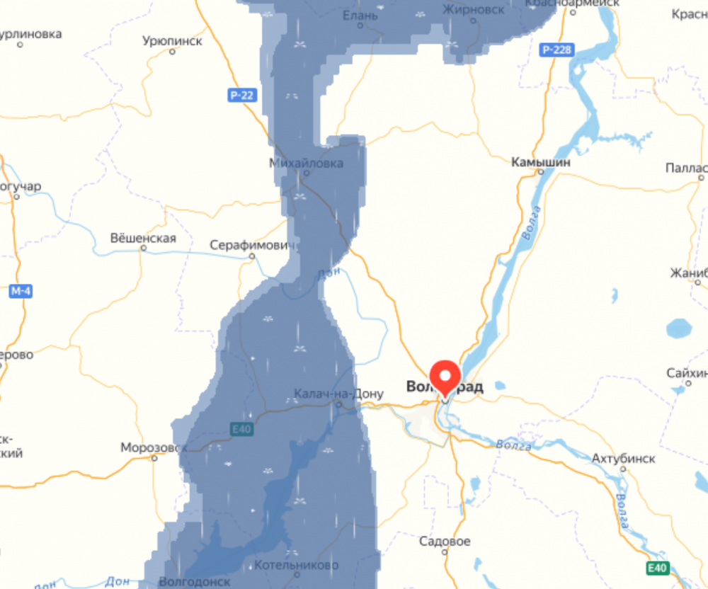 Снег и град неожиданно обрушились на Волгоградскую область после 40-градусного пекла - Камышин пока в стороне от фронта (ВИДЕО)