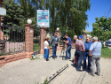 В Камышине телевизионщики снимают сюжет для ЦТ об обманутых пайщиках скандального кредитного потребительского кооператива "Честь"
