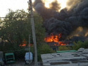 В ГУ МЧС сообщили, что пожар на складах в Камышине потушен