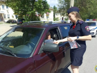 В Камышине госавтоинспекторы вышли на улицы пообщаться с водителями в жаркий день