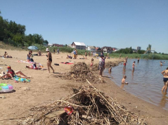 После публикации «Блокнота Камышина» администрация города организовала уборку двух самых больших куч на пляже под собственными окнами