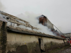 В Волгоградской области сгорела большая часть  склада маслоэкстракционного завода