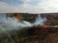 Камышане показывают, как по весне опасно стали гореть окраины города, поросшие прошлогодней травой