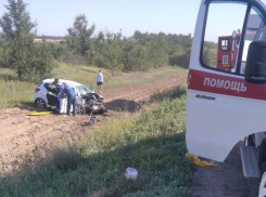 Две легковушки всмятку в кювете: в Камышинском районе произошло жесткое ДТП сегодня, 5 июля