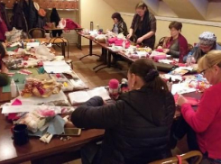 Известная камышинская художница-кукольница Елена Вернидубова дала мастер-класс в Москве