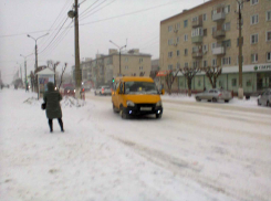 В Камышине хозяйничает метель, дороги пока проходимы