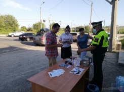 «Не спи за рулем!» - камышинские полицейские встречали путешественников из дальних краев на трассе и старались подбодрить
