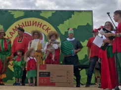 Кто на Арбузном фестивале в Камышине получил телевизор от депутата камышан в Госдуме