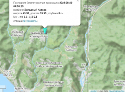 В Краснодарском крае произошло землетрясение в 3,3 балла, - «Блокнот Краснодара»