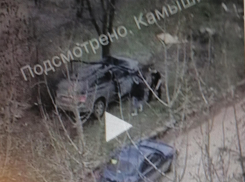 В Камышине внедорожник «удачно» врезался в дерево на 3-м городке