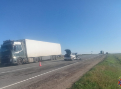Тройное столкновение произошло на трассе в Камышинском районе, есть пострадавший