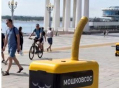 Волгоградец переплюнул москвичей с их «пухососом» и пустил по набережной «мошковсос» 