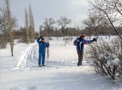 Камышане проложили лыжни в парке «Текстильщик»