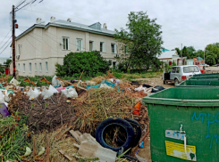 Компания по вывозу мусора решила заняться улицей Лазарева в Камышине «персонально»