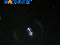 Странный светящийся круг в небе увидели волгоградцы ночью 10 июля (ВИДЕО)