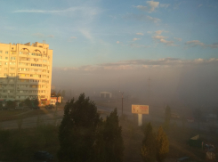 На Камышин опустился туман, ближайшие дни ожидаются теплыми