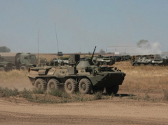 Военные химики совершили марш на полигон «Камышинский»