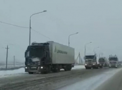 Фуры из-за гололеда блокировали движение, - «Блокнот Волгограда» (ВИДЕО)