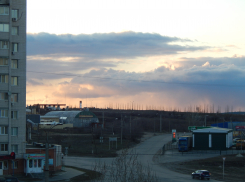 Снежные тучи приближаются к Камышину, снег прогнозируется предстоящей ночью