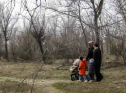 В Камышине  новый парк Текстильщиков начали убирать с «задворок» - горожане сразу отправились на прогулки по вычищенным тропинкам (ВИДЕО)