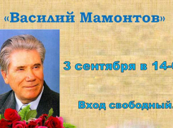 В Камышине пройдет вечер памяти журналиста, бывшего руководителя городского литературного объединения «Родник» Василия Мамонтова