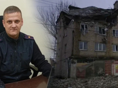 В Главке МВД рассказали, как майор полиции Сергей Хрущев спасал жильцов во «взорвавшемся» подъезде дома в Камышинском районе