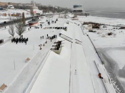 «Выстрел памяти» сняли с высоты птичьего полета, - «Блокнот Волгограда»