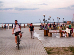 В Камышине административные информресурсы сообщили о паузе с установкой светящегося дерева на набережной, но пообещали кафе вот-вот