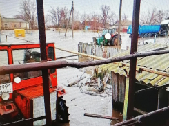 Бурный паводок случился недалеко от Камышинского района - в Балаковском районе Саратовской области: спасатели эвакуировали людей и скот