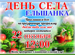 Гостей из Камышина приглашают в Ельшанку на праздник села