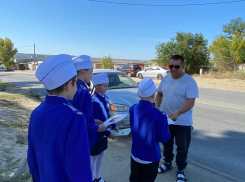 Юные инспекторы движения «Форсаж» вместе с Госавтоинспекцией Камышина активно поработали на дорогах