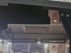 В Камышине темень поглотила «умную» остановку в 3-м микрорайоне (ВИДЕО)