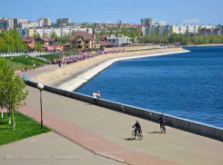 В Камышине горожане отмечают очевидно упавший уровень Волги 