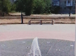 Администрация Камышина сняла на видео первую пробную струю фонтана на набережной Камышинки