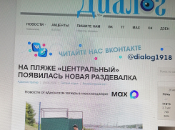 В Камышине на пляже у администрации соорудили раздевалку