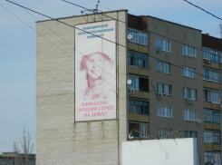 Камышане предлагают сделать копию известного баннера с девочкой и вернуть его на место как оберег города