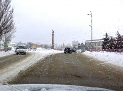 К Камышину приближается снегопад