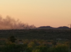 В минувшие выходные под Камышином бушевали степные пожары