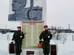 В глубинке Камышинского района к мемориалу защитникам волжской твердыни 2 февраля легли живые цветы