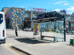 Какой-то «бродячий» цирк наляпал свою рекламу на «умную» остановку в Камышине - прощать «гастролерам» такое очень неумно! - камышанка