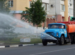 В Камышине стали поливать по утрам улицы