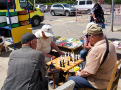 В Камышине администрации нравятся «стихийные» шахматисты у рынка, а она им - вряд ли