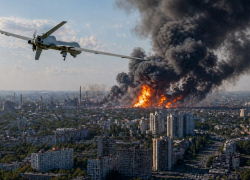 Массовая атака БПЛА на Москву: горят дома, НПЗ и торговые объекты, - "Блокнот - Россия"