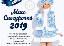 В преддверии Нового года «Блокнот Камышина» объявляет о начале конкурса «Мисс Снегурочка-2019»!