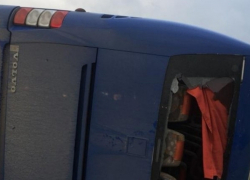 В перевернувшемся под Красноармейском автобусе, выполнявшем рейс из ФРГ в Камышин, пострадали дети