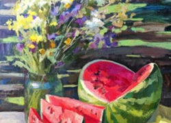 В Камышине за лучший арбуз на картине администрация города пообещала премию художнику в 50 тысяч рублей