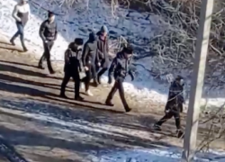 15-летний подросток в наручниках, вокруг толпа оперативников: следственные действия с подозреваемым в убийстве матери, - "Блокнот Волгограда" (ВИДЕО)