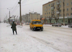 В Камышине хозяйничает метель, дороги пока проходимы