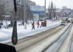 В Камышине 19 февраля за день службы благоустройства и дворники расчистили город после снегопада