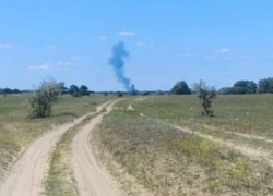 Су-34 разбился в Волгоградской области, - "Блокнот Волгограда" (ВИДЕО)